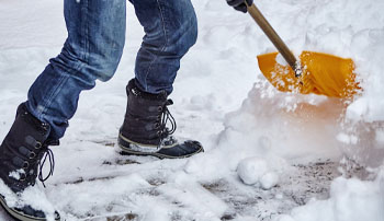 shoveling