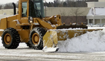 snow plowing