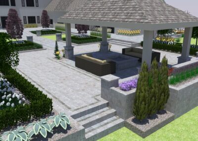 backyard hardscape design